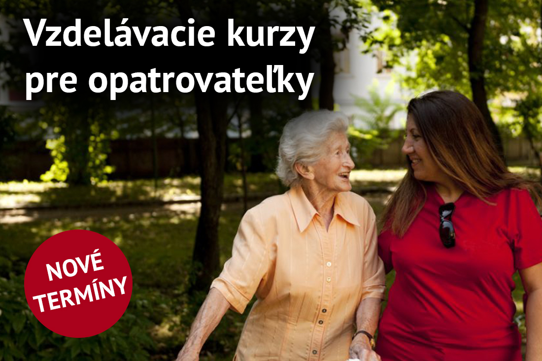 žena a jej opatrovateľka sa rozprávajú