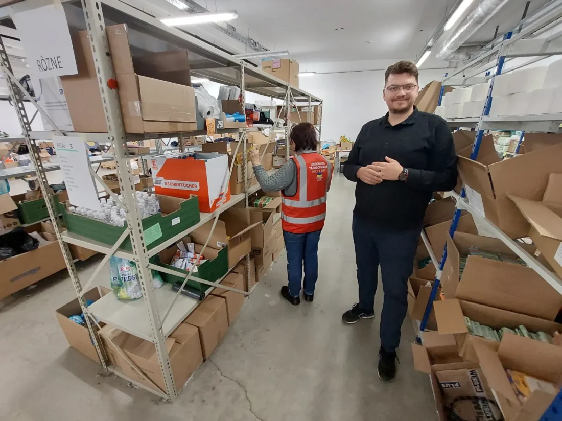 Pomoc v sklade pre Bratislavská arcidiecézna charita.