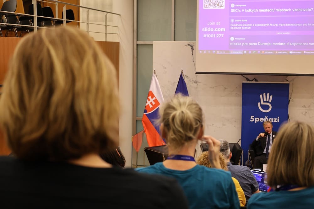 Prednáška počas Dňa peňazí