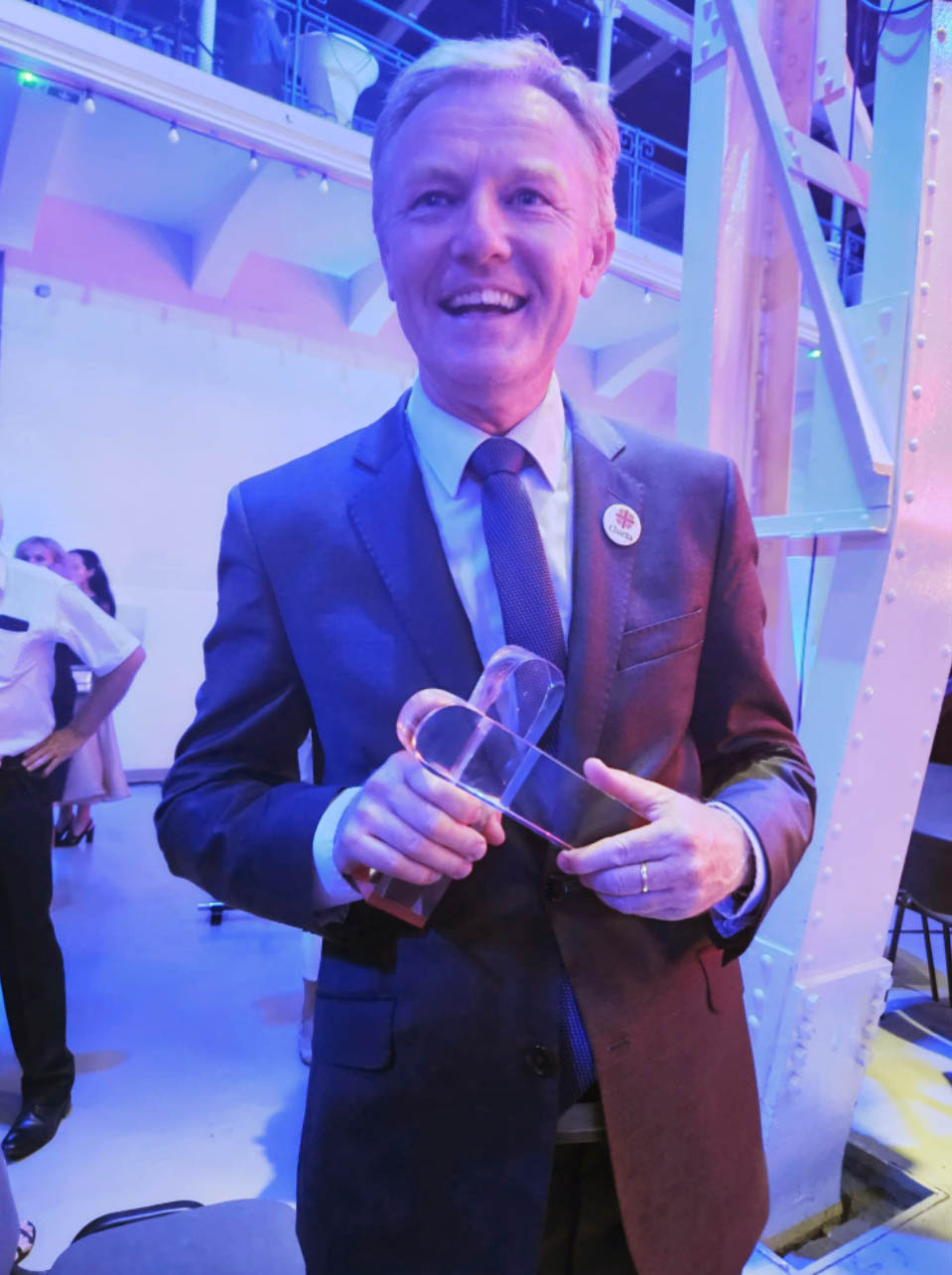 Ocenený muž s Národnou cenou starostlivosti Dobré srdce