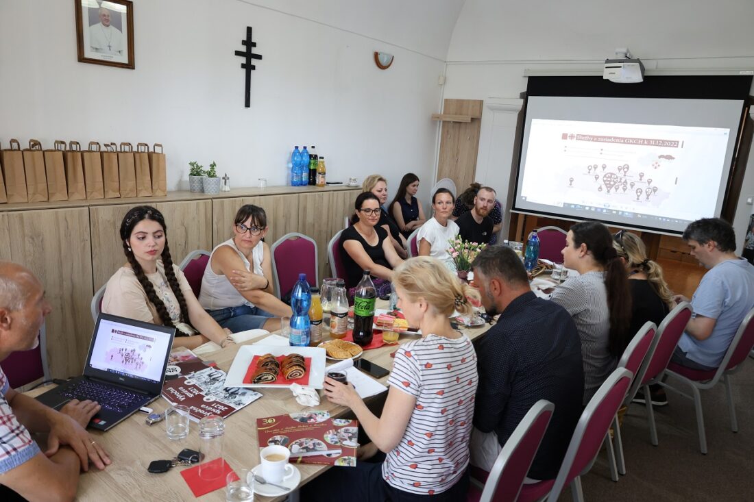 Návšteva Grékokatolíckej charity v Prešove